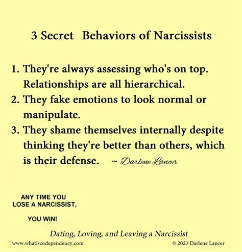 knowing the narcissist